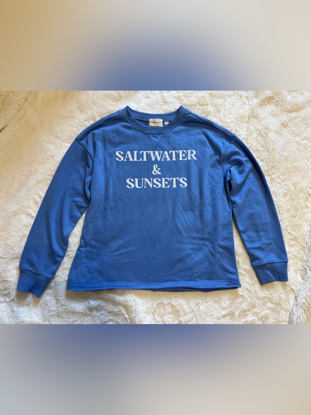 Oat Collective "Saltwater & Sunsets" Graphic Sweatshirt